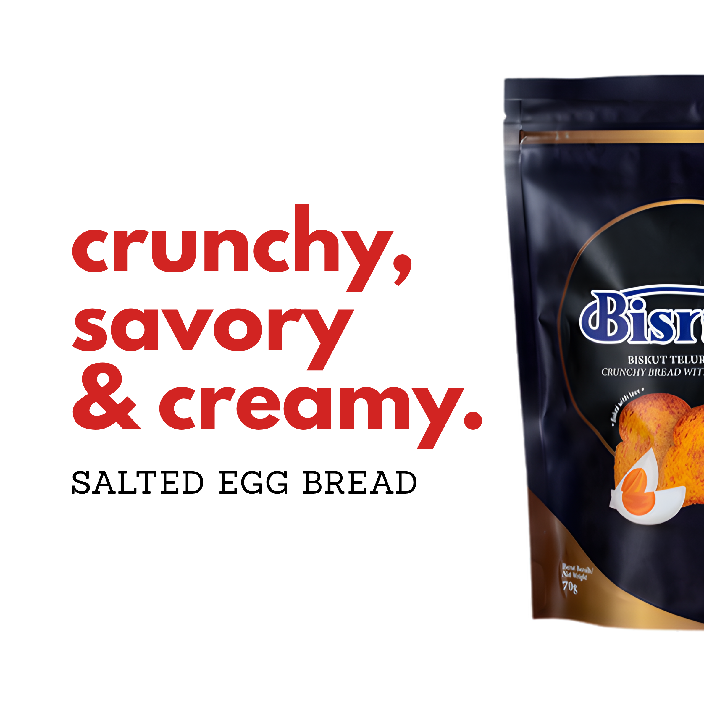 Crispy Salted Egg Bread